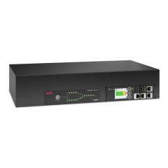 APC NetShelter Rack Automatic Transfer Switch, 2U, 30A, 120V, 2 L5-30P IN, 16 5-20R OUT, 50/60Hz