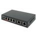 6-port FAST Ethernet Switch WITH 4 POE Ports (1 X High-power Poe) 65w