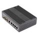 Industrial 5 PORT Gigabit Ethernet Switch - UP TO 30w PER 4 POE Ports - 75c TO -