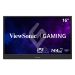 ViewSonic 15.6 Portable 1080p 144hz Ips Gaming Monitor with Freesync and 60w Usb-c.